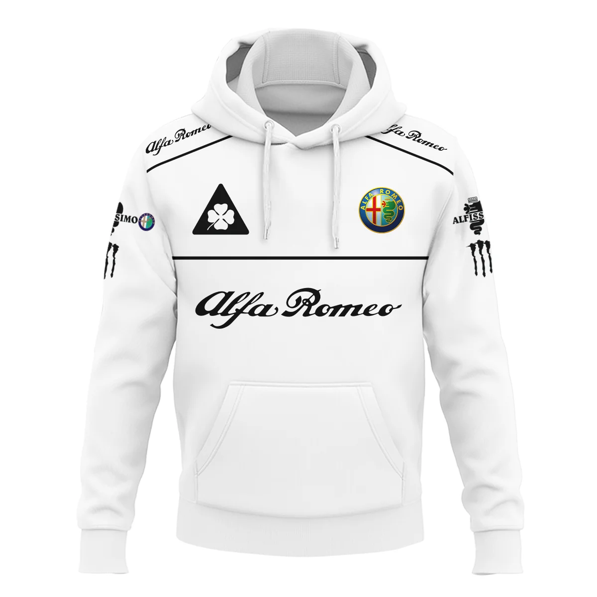 Alfa Romeo Racing F1 Hoodie All Over Prints BL17325AHD - White