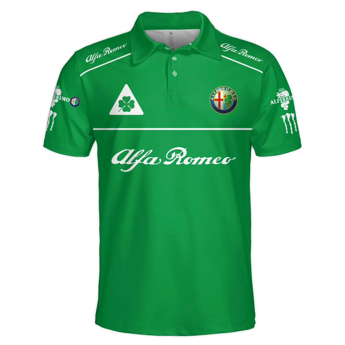 Alfa Romeo Racing F1 Polo Shirt All Over Prints BL17325APL - Green
