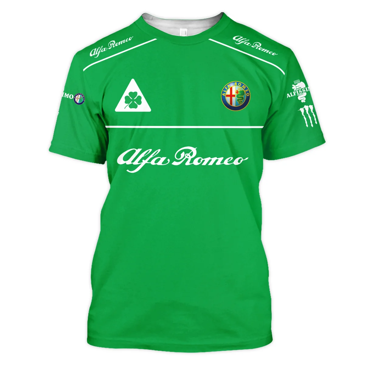 Alfa Romeo Racing F1 T-Shirt All Over Prints BL17325ATS - Green