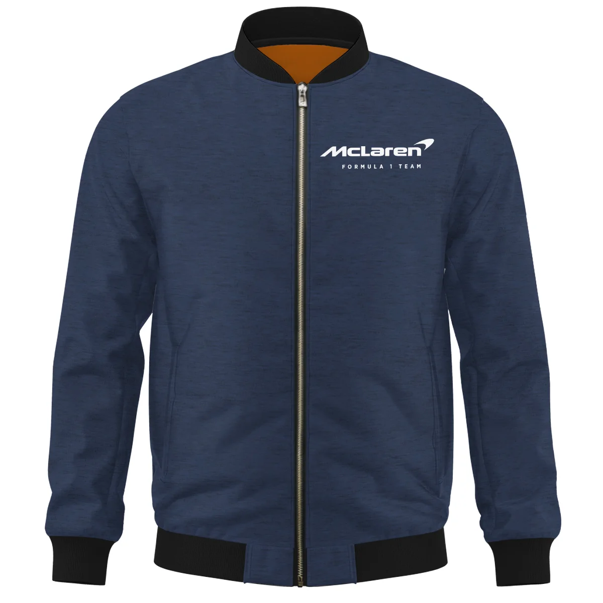 Lando Norris McLaren F1 Exclusive Logo Bomber BLF1270325A2MCLBB - Navy
