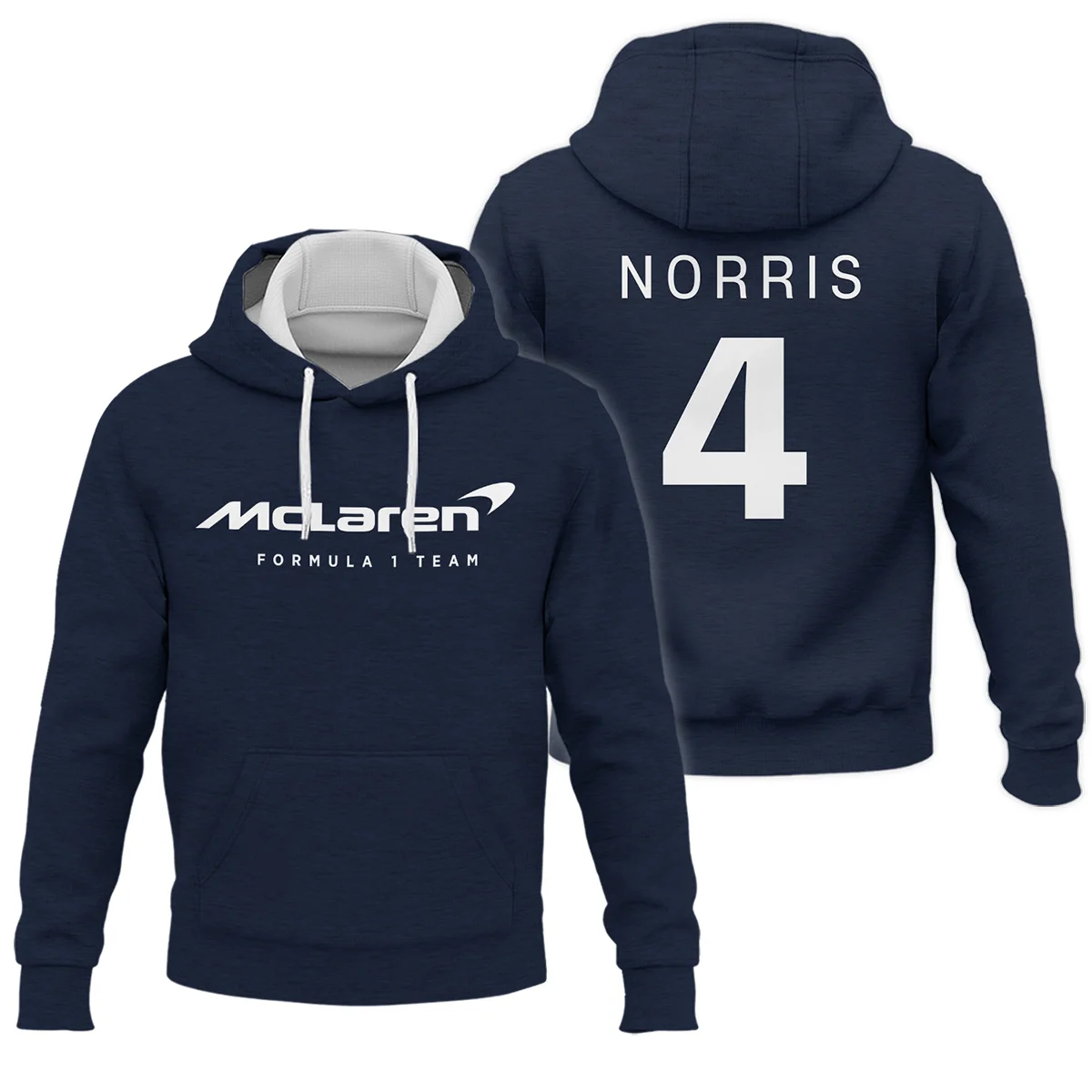 Lando Norris McLaren F1 Exclusive Logo Hoodie BLF1270325A2MCLHD - Navy