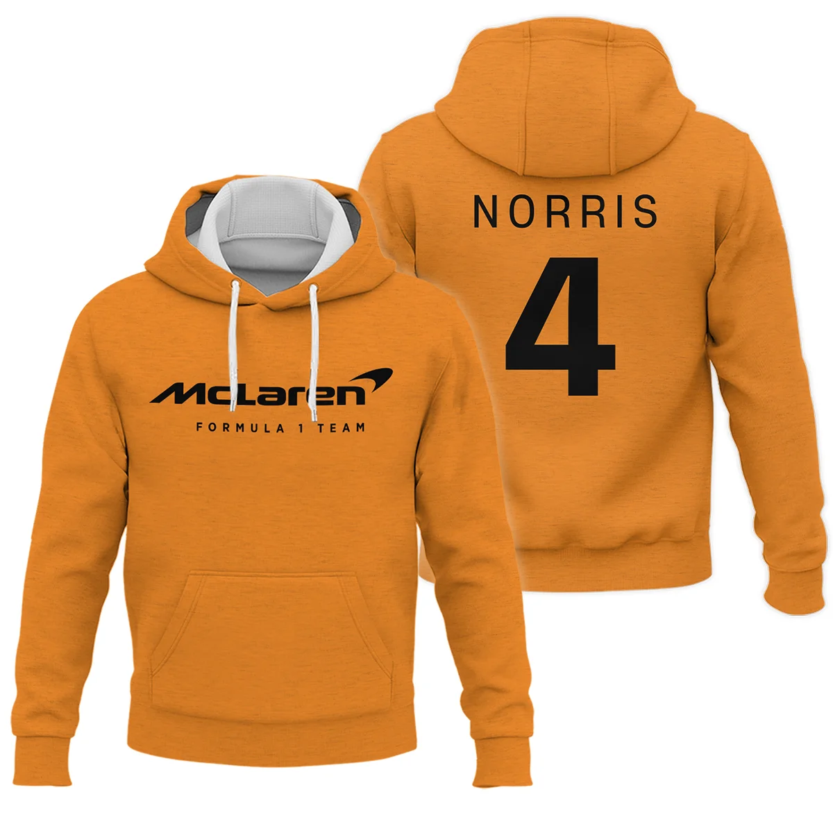 Lando Norris McLaren F1 Exclusive Logo Hoodie BLF1270325A2MCLHD - Orange