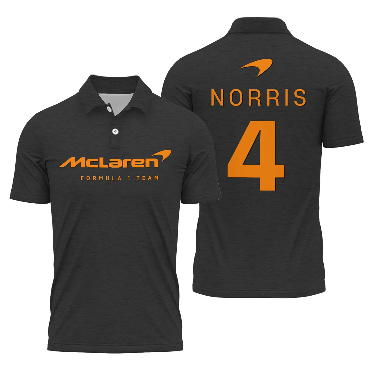 Lando Norris McLaren F1 Exclusive Logo Polo Shirt BLF1270325A2MCLPL - Black