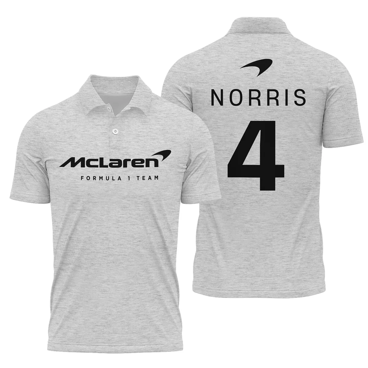 Lando Norris McLaren F1 Exclusive Logo Polo Shirt BLF1270325A2MCLPL - White