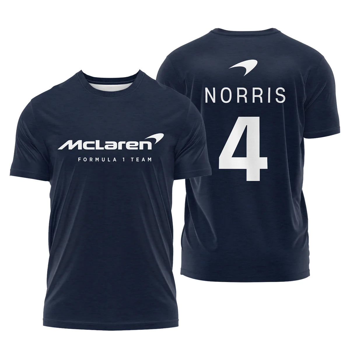 Lando Norris McLaren F1 Exclusive Logo T-Shirt BLF1270325A2MCLTS - Navy