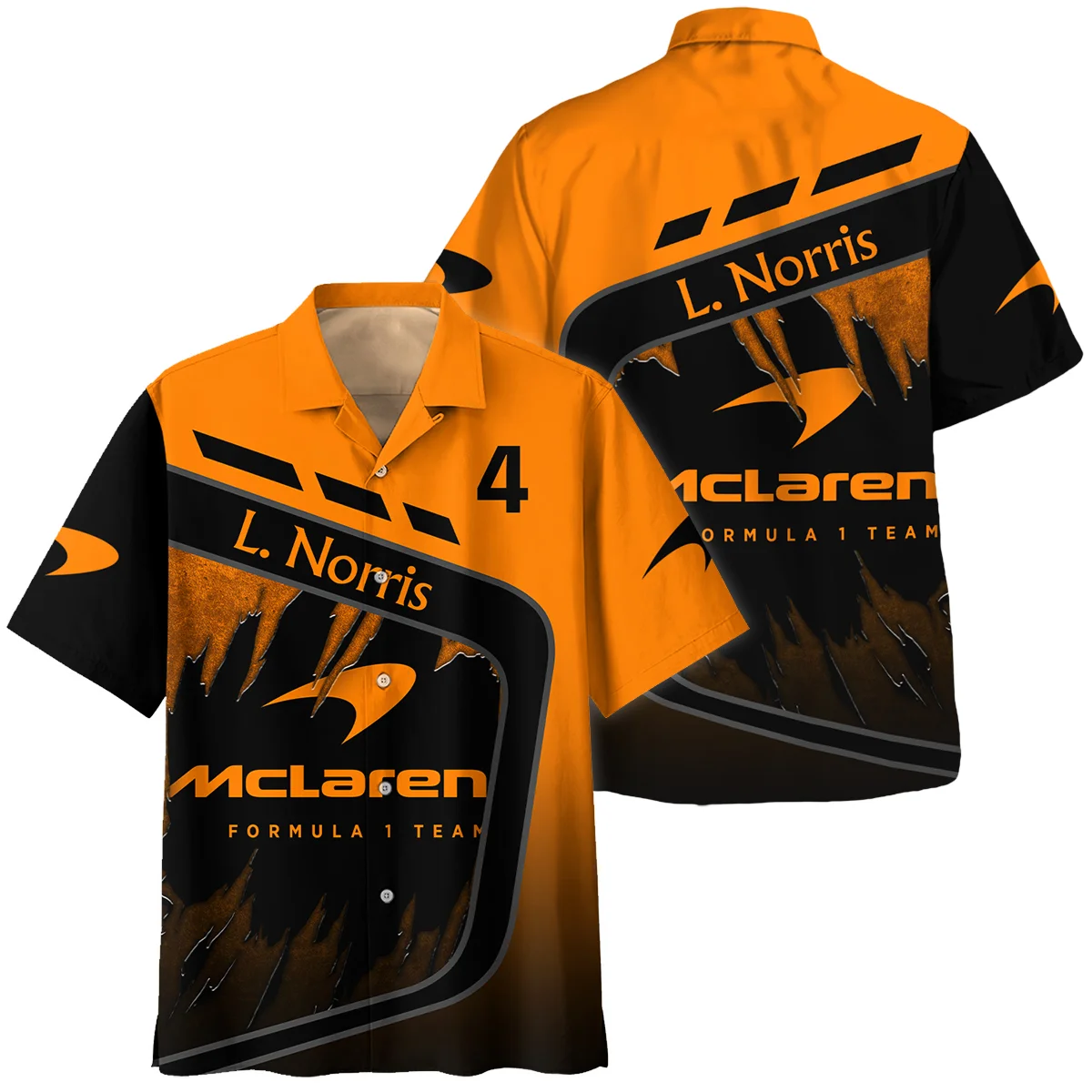 Lando Norris McLaren F1 Hawaiian Shirt All Over Prints BLMCL3425A1HW