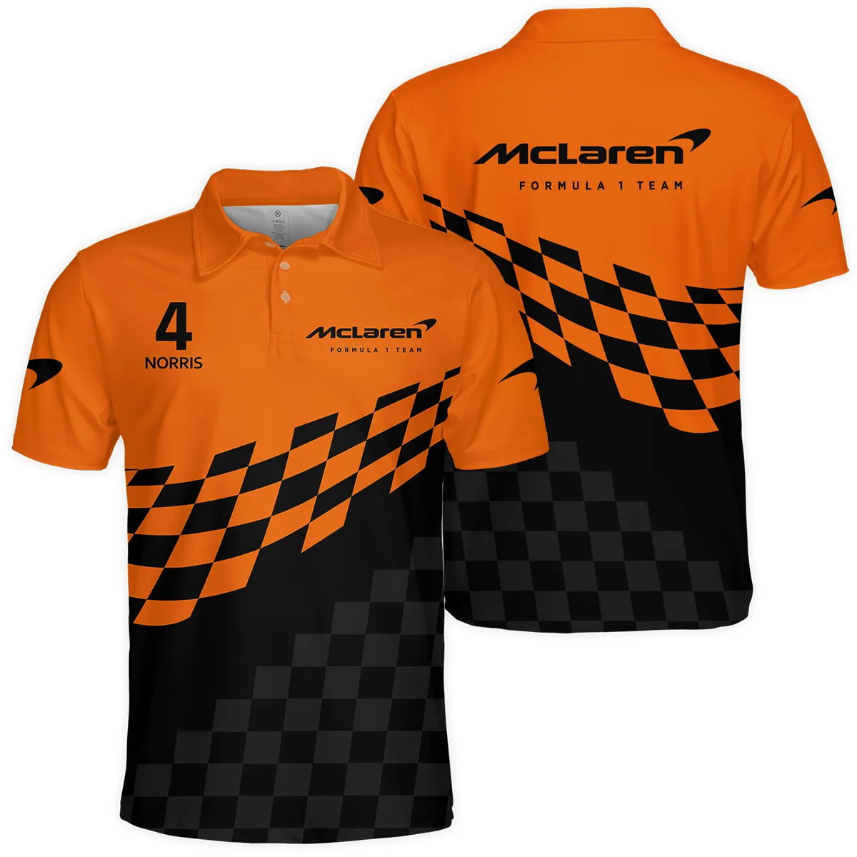 Lando Norris McLaren F1 Polo Shirt All Over Prints BLMCL10425A1PL