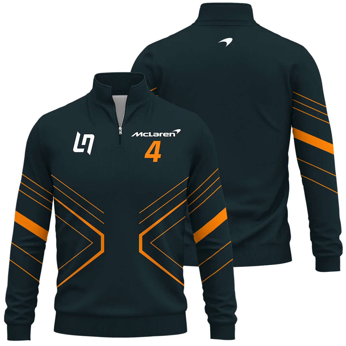 Lando Norris McLaren F1 Quarter-Zip Sweatshirt All Over Prints BLMCL10425A3QTZ