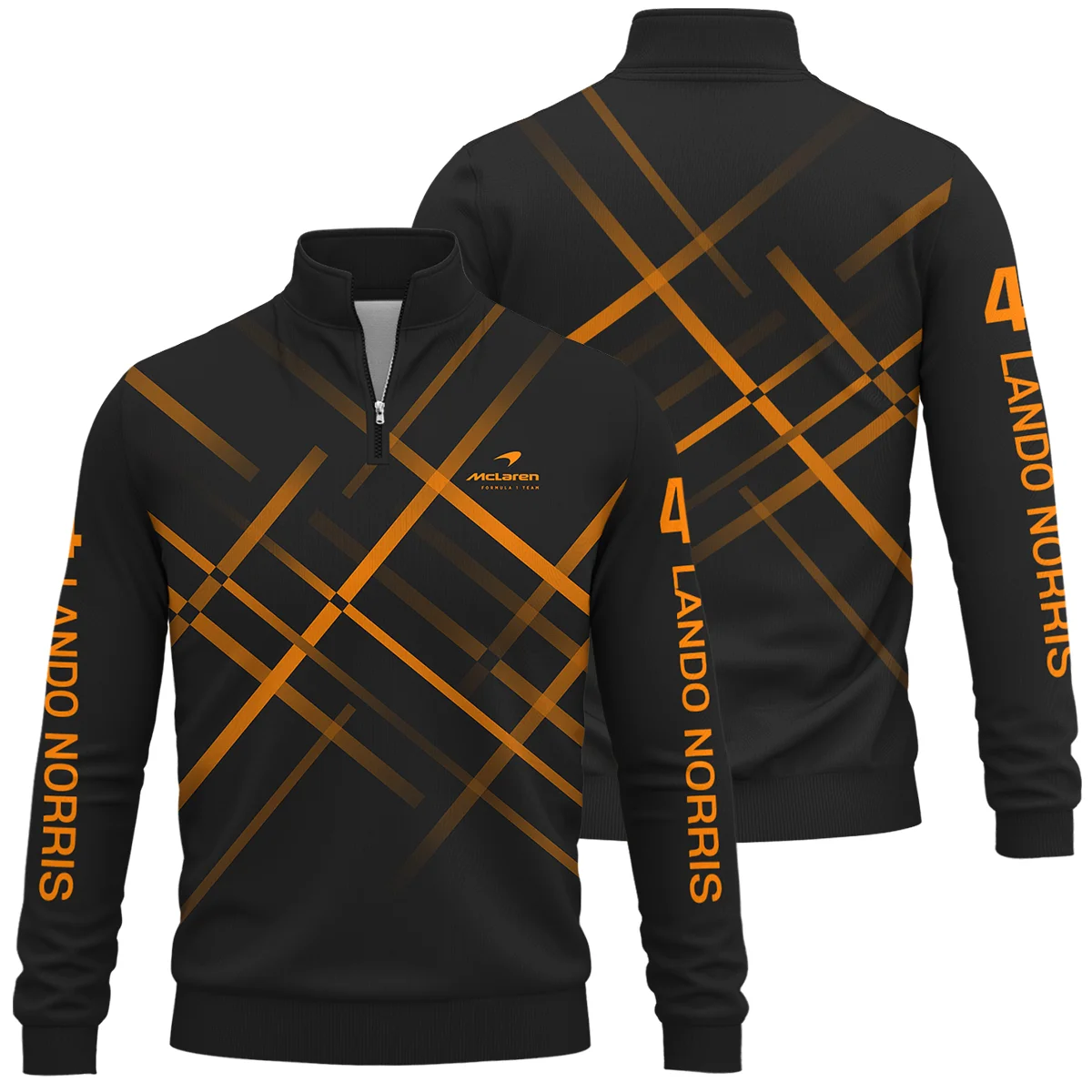 Lando Norris McLaren F1 Quarter-Zip Sweatshirt All Over Prints BLMCL3425A2QTZ