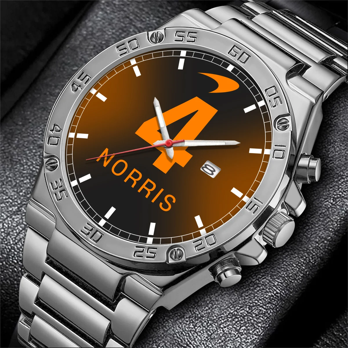 Lando Norris McLaren F1 Stainless Steel Watch BLF1R31325A2NR - White