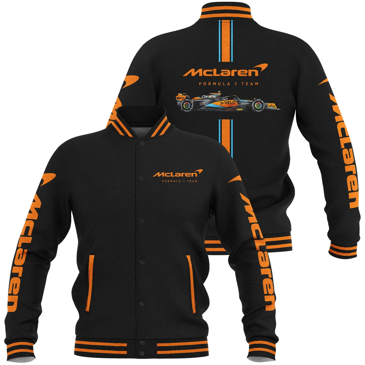 McLaren F1 Baseball Jacket BLF1R1425A1MCL - Style 2