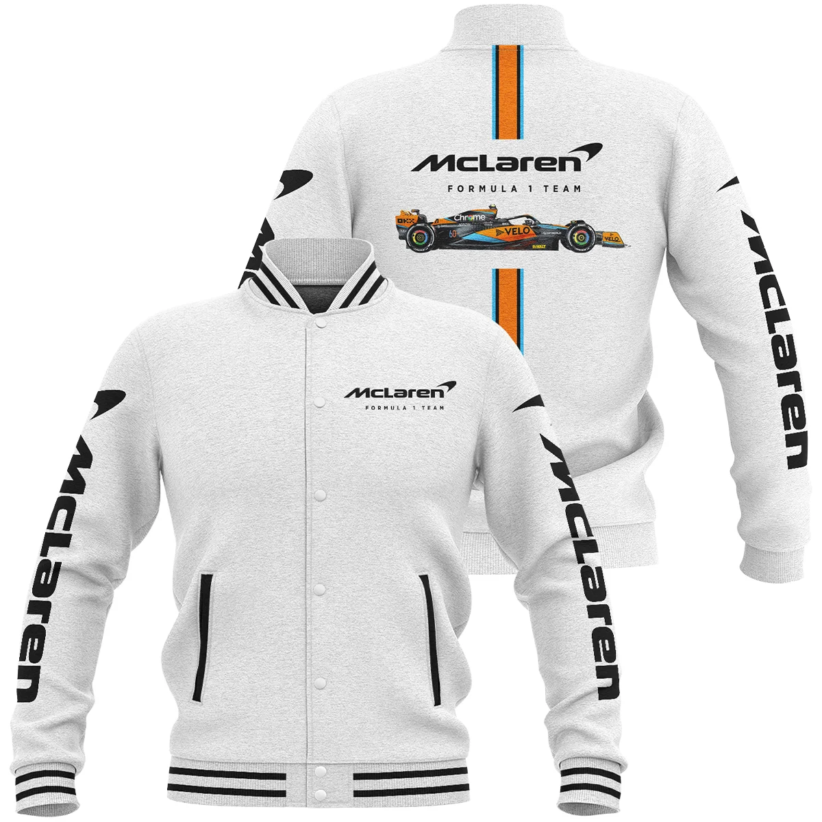 McLaren F1 Baseball Jacket BLF1R1425A1MCL - Style 4