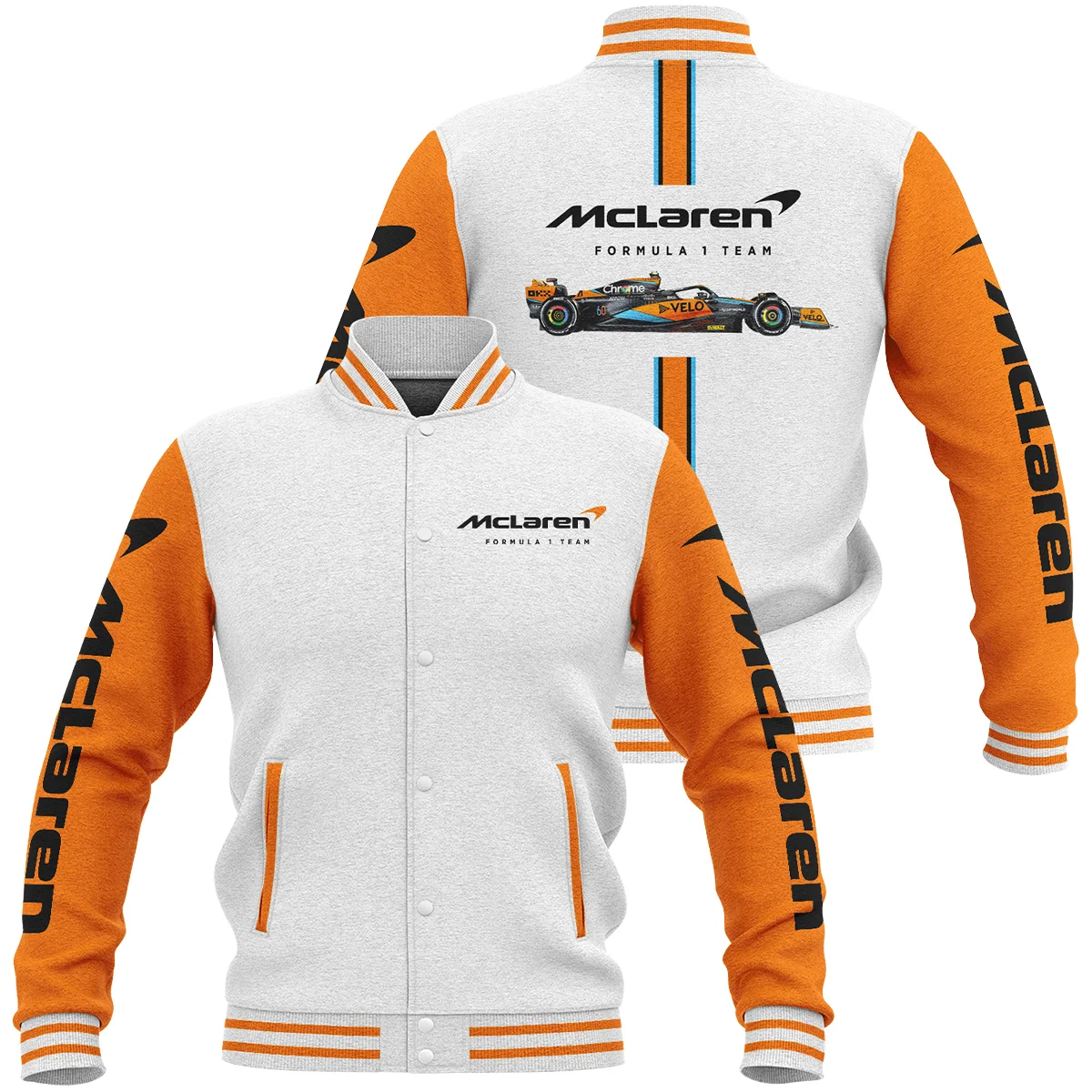 McLaren F1 Baseball Jacket BLF1R1425A1MCL - Style 6