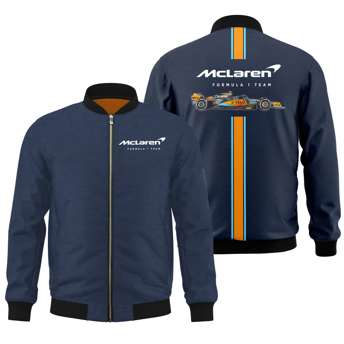 McLaren F1 Exclusive Logo Bomber BLF1270325A1MCLBB - Navy