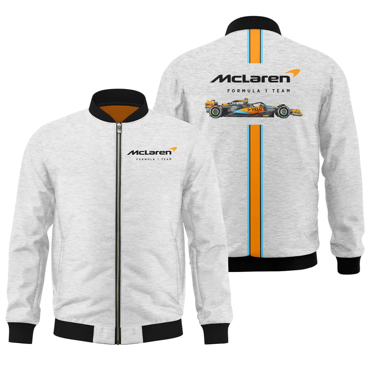 McLaren F1 Exclusive Logo Bomber BLF1270325A1MCLBB - White