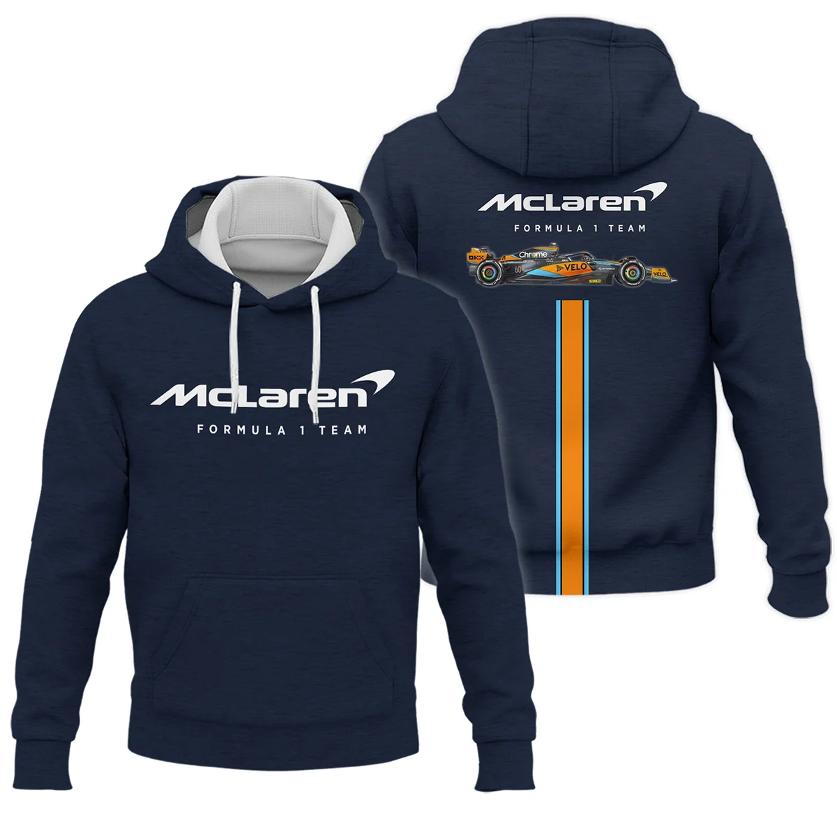 McLaren F1 Exclusive Logo Hoodie BLF1270325A1MCLHD - Navy