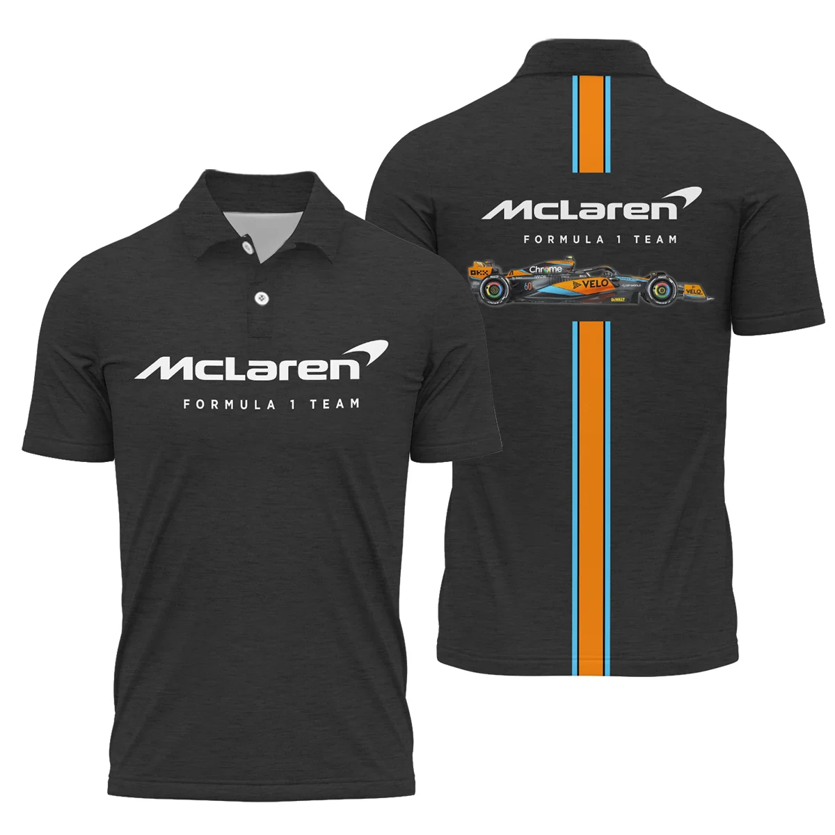 McLaren F1 Exclusive Logo Polo Shirt BLF1270325A1MCLPL - Black
