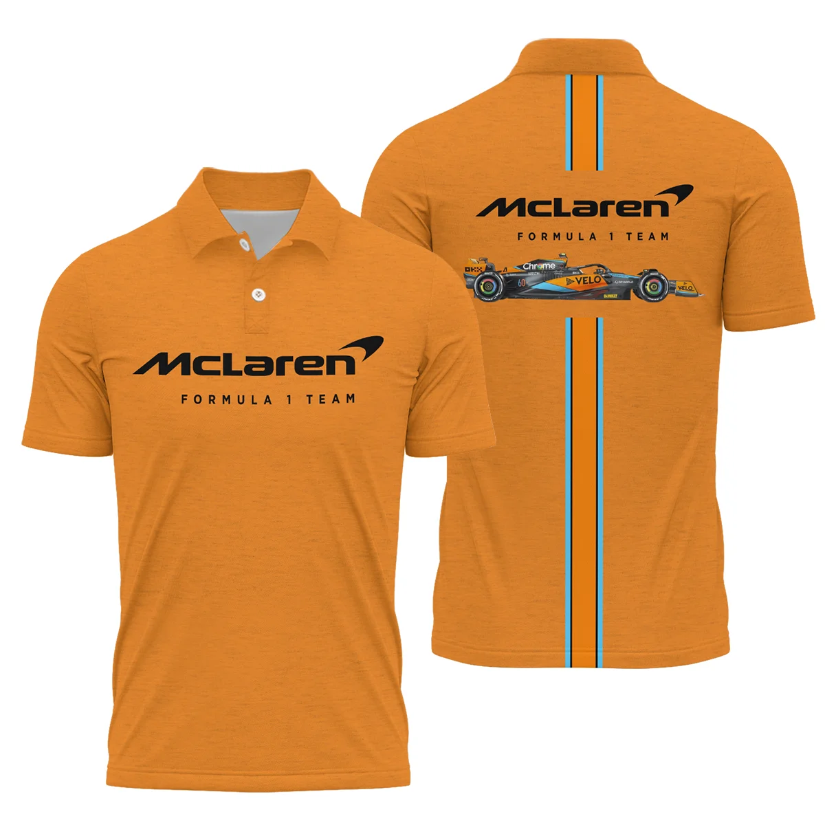 McLaren F1 Exclusive Logo Polo Shirt BLF1270325A1MCLPL - Orange