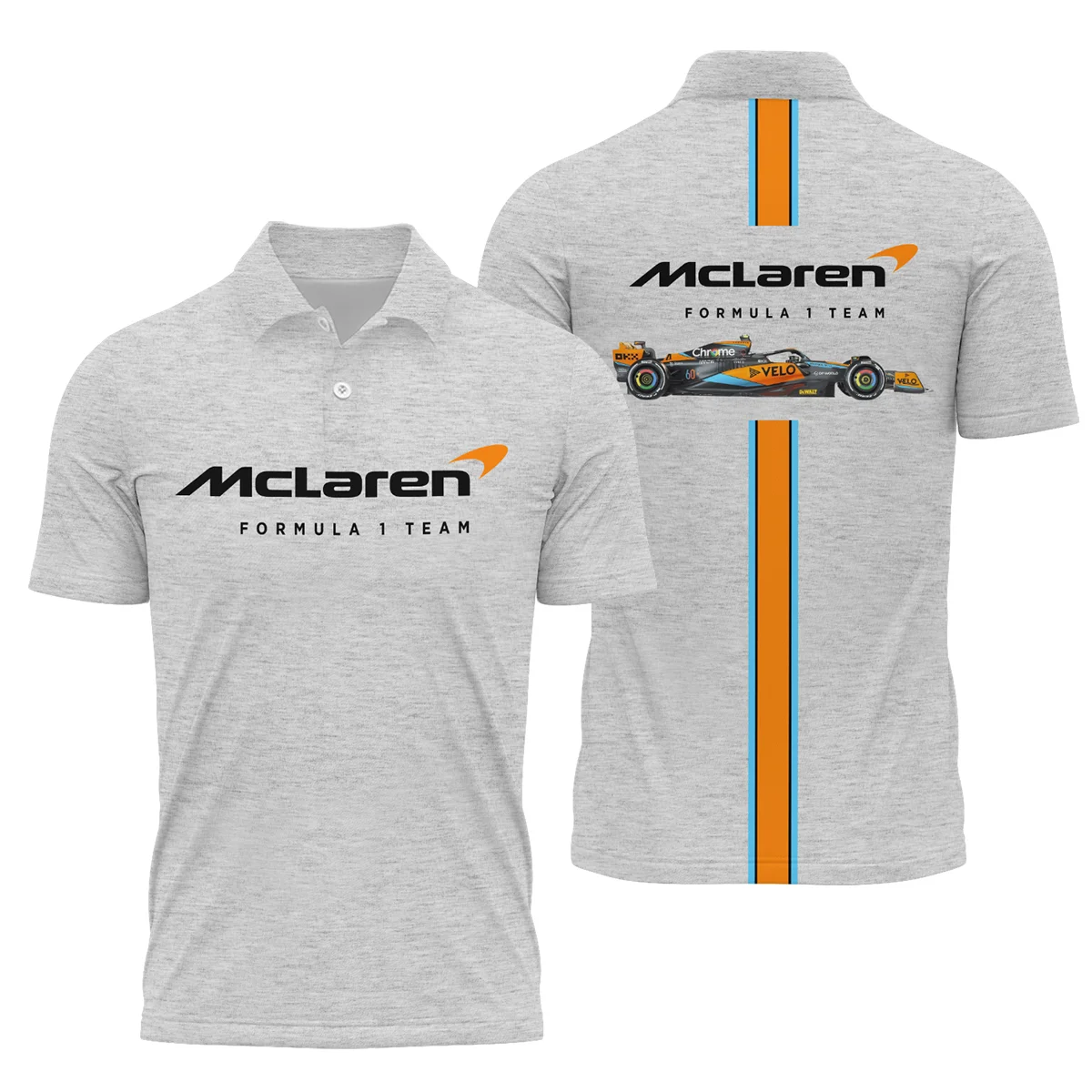 McLaren F1 Exclusive Logo Polo Shirt BLF1270325A1MCLPL - White