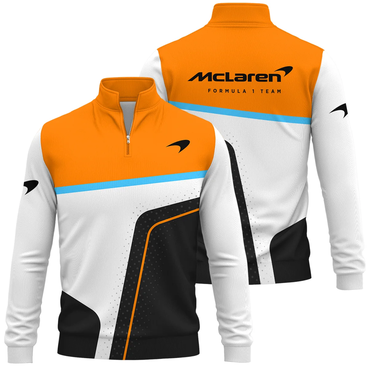McLaren F1 Quarter-Zip Sweatshirt All Over Prints BLMCL10425A5QTZ