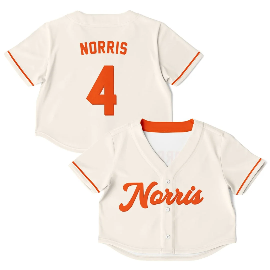 Norris - Off-White Creamsicle - McLaren F1 Crop Top Jerseys BLNR16425A15CTJS