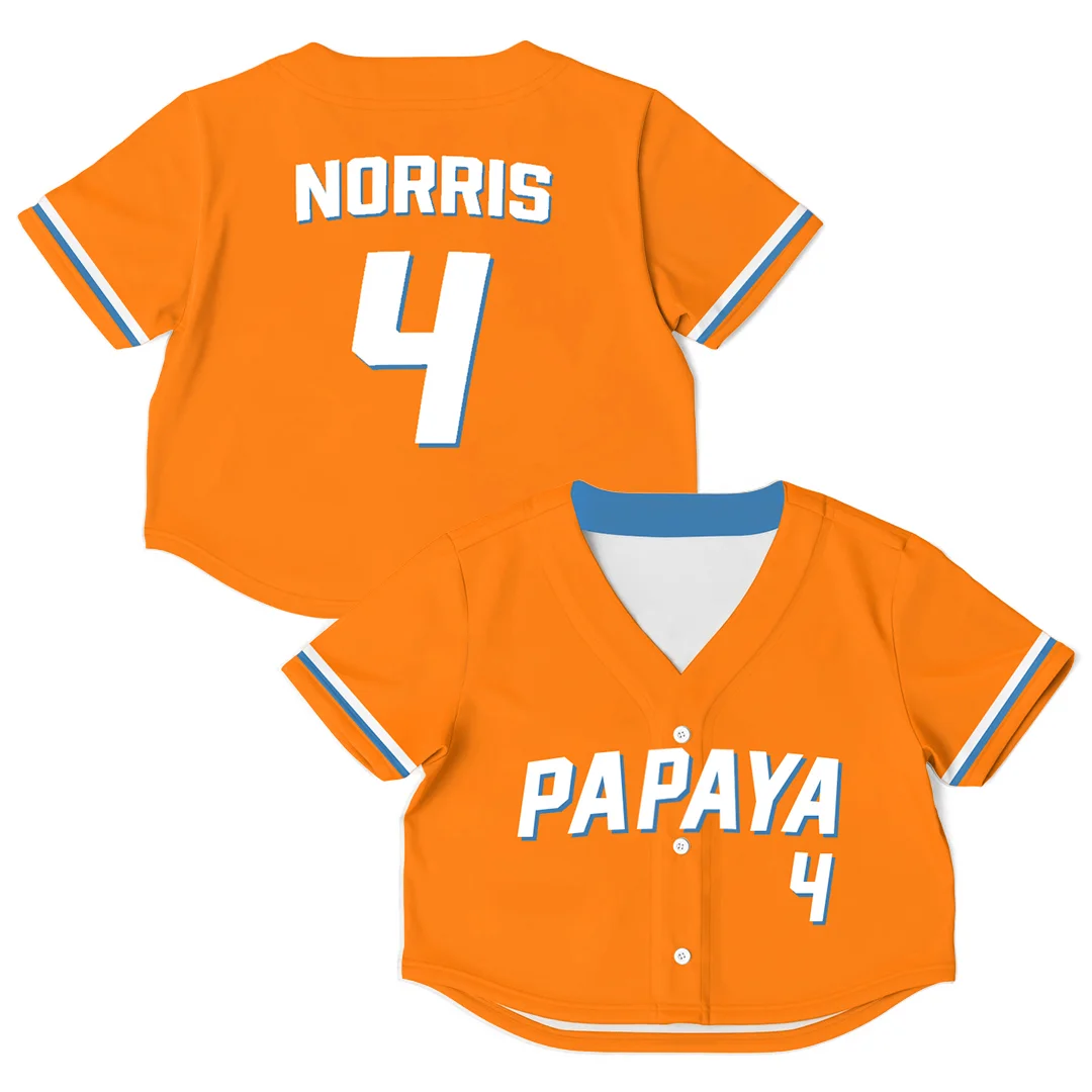 Norris - Papaya - McLaren F1 Crop Top Jerseys BLNR16425A17CTJS