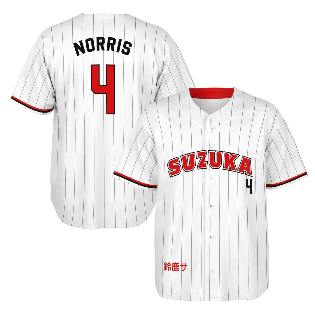 Norris - Suzuka City - McLaren F1 Baseball Jerseys BLNR16425A20BBJS