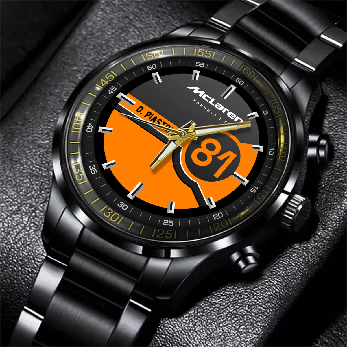Oscar Piastri McLaren F1 Stainless Steel Watch BLF1R31325A3OP - Black