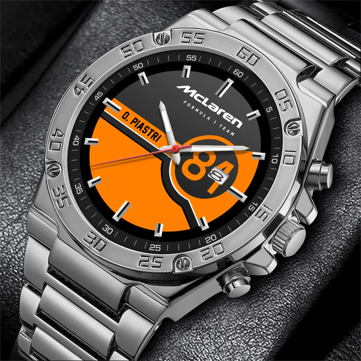 Oscar Piastri McLaren F1 Stainless Steel Watch BLF1R31325A3OP - White