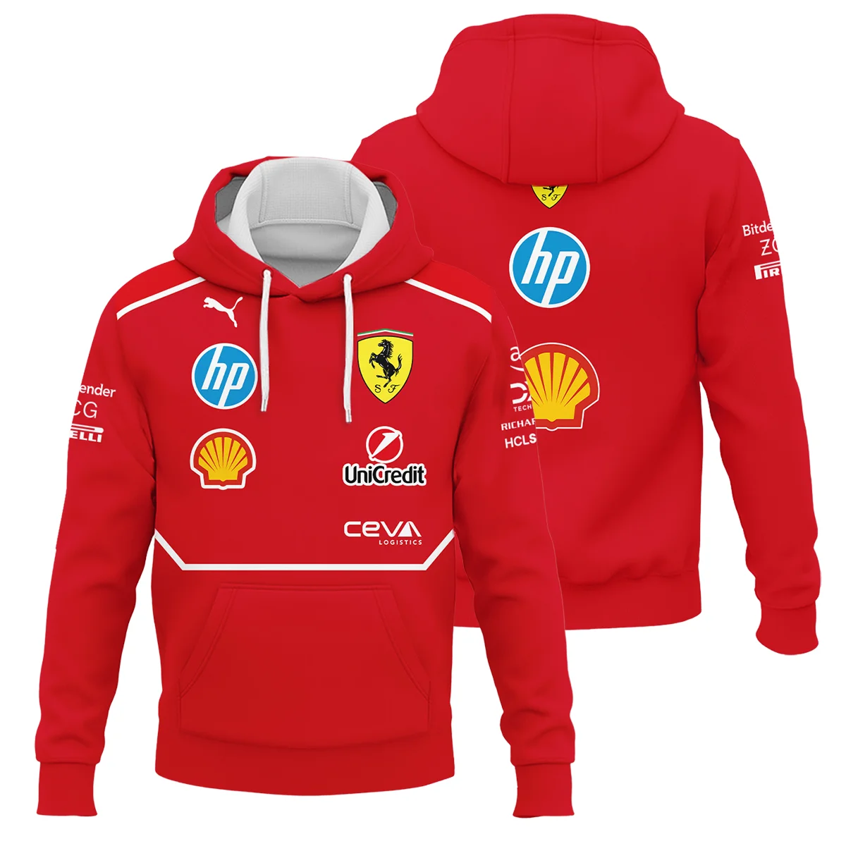 Scuderia Ferrari Racing F1 Hoodie All Over Prints BLF1R19325A5HD