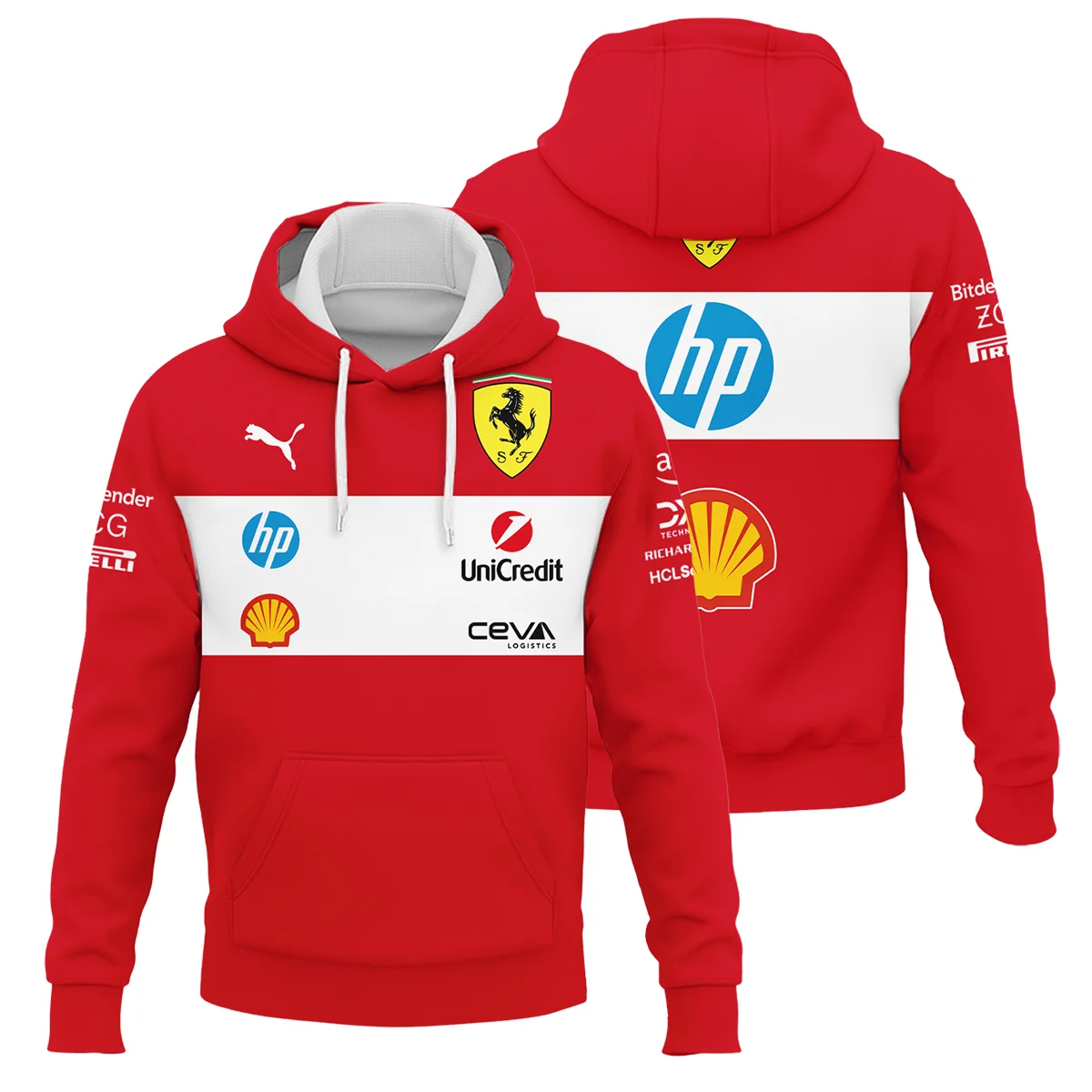 Scuderia Ferrari Racing F1 Hoodie All Over Prints BLF1R19325A6HD