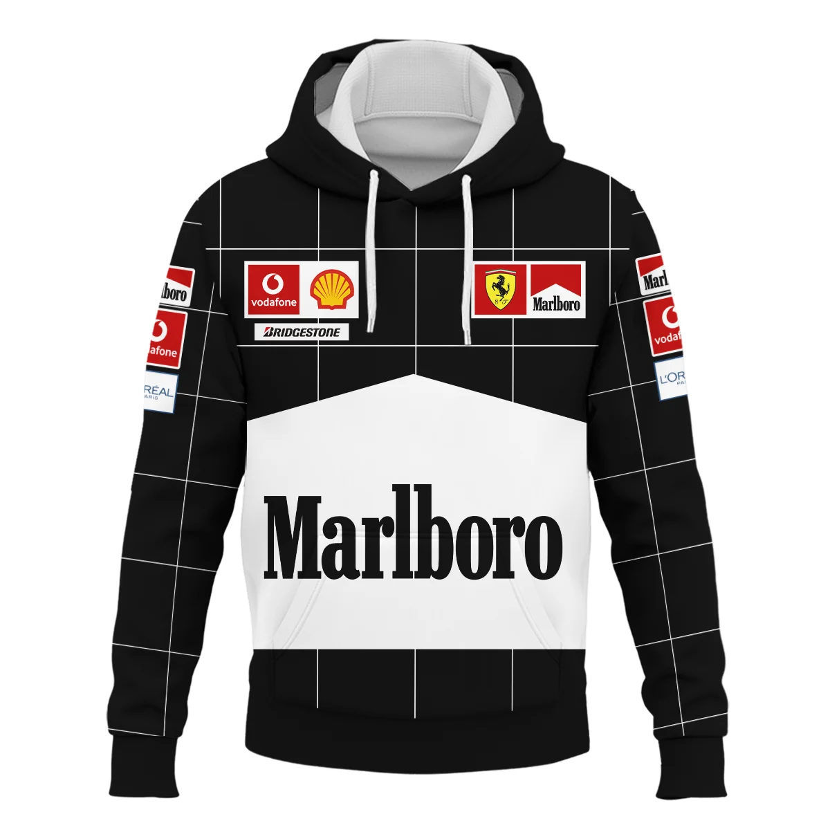 Scuderia Ferrari Racing F1 Hoodie All Over Prints BLF1R26325AHD - Black 1