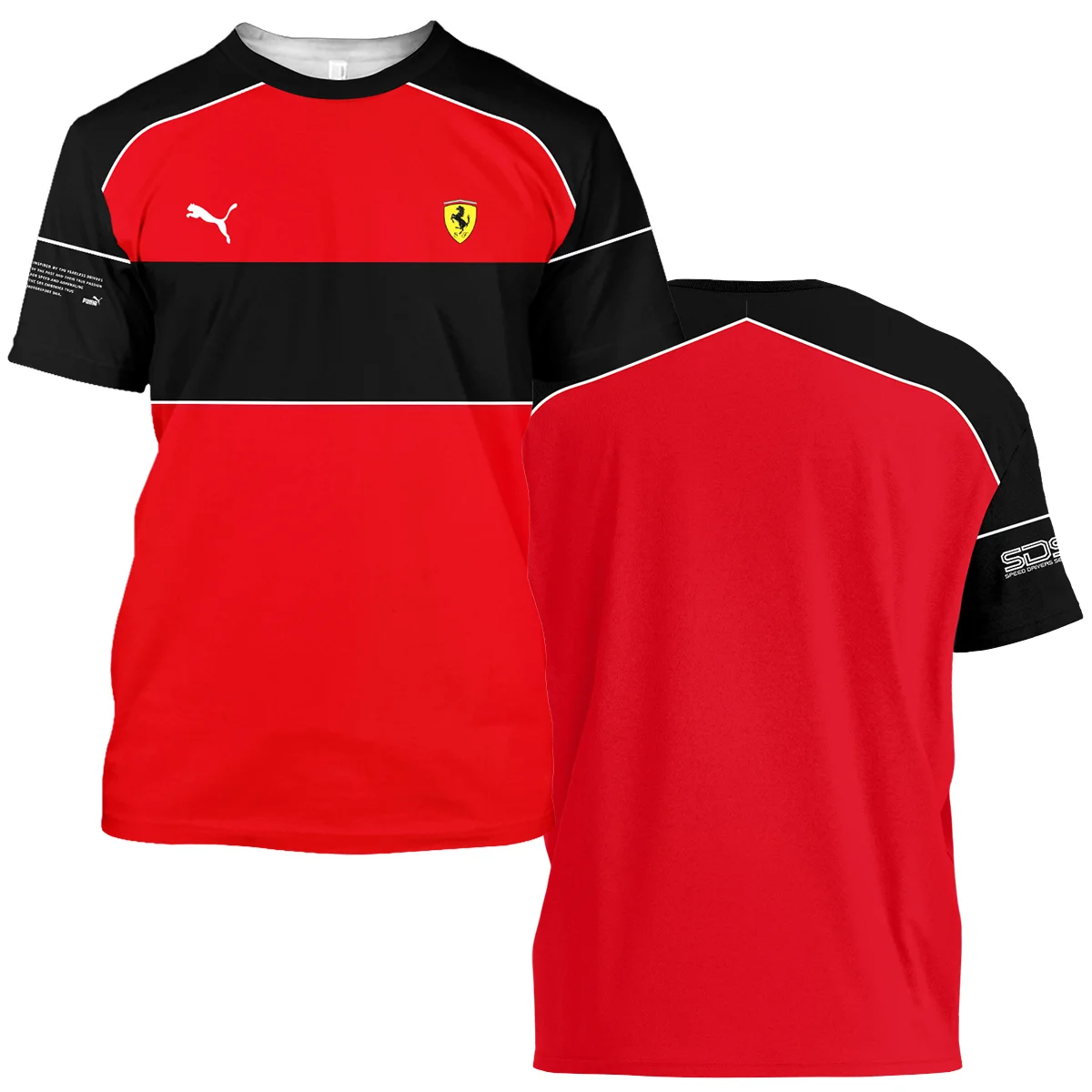 Scuderia Ferrari Racing F1 T-Shirt All Over Prints BLF1R19325A4TS