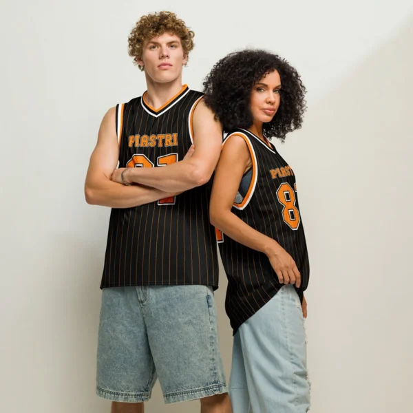 Oscar Piastri McLaren F1 Basketball Jersey BLF18525C1LBX - Pinstripe - Image 3