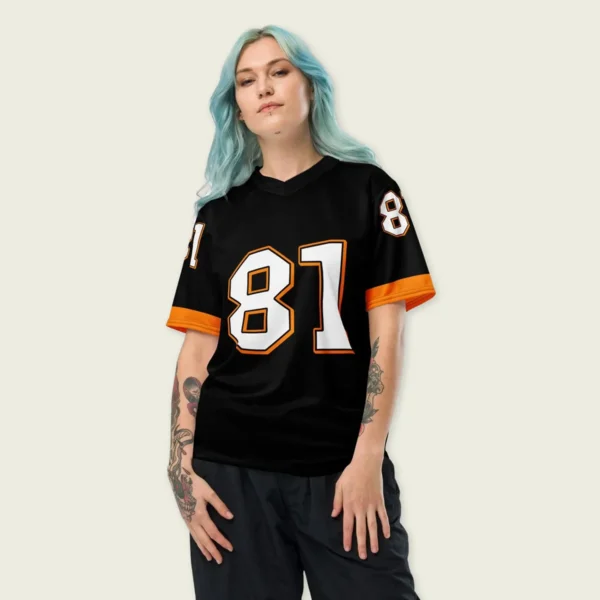 Oscar Piastri McLaren F1 Cross V-neck Jersey BLF18525B2VY - Black - Image 6