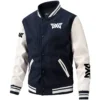 PXG Exclusive Logo Leather Baseball Jacket Sleeves Golf HOGF300525BB01PXG - Dark Blue