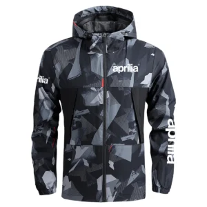 Aprilia Exclusive Logo Outdoor Coat Waterproof HOMOT030625A01AM - Black