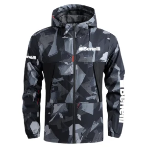 Benelli Exclusive Logo Outdoor Coat Waterproof HOMOT030625A01BEN - Black