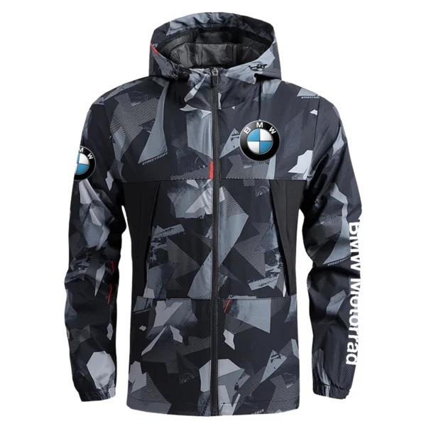 BMW Motorrad Exclusive Logo Outdoor Coat Waterproof HOMOT030625A01BMW - Black