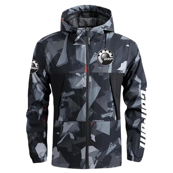 Can-Am (BRP) Exclusive Logo Outdoor Coat Waterproof HOMOT030625A01CAN - Black