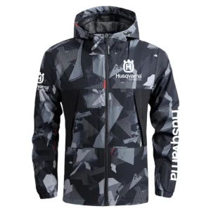 Husqvarna Exclusive Logo Outdoor Coat Waterproof HOMOT030625A01HUS - Black