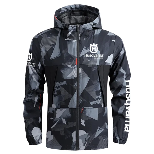 Husqvarna Exclusive Logo Outdoor Coat Waterproof HOMOT030625A01HUS - Black
