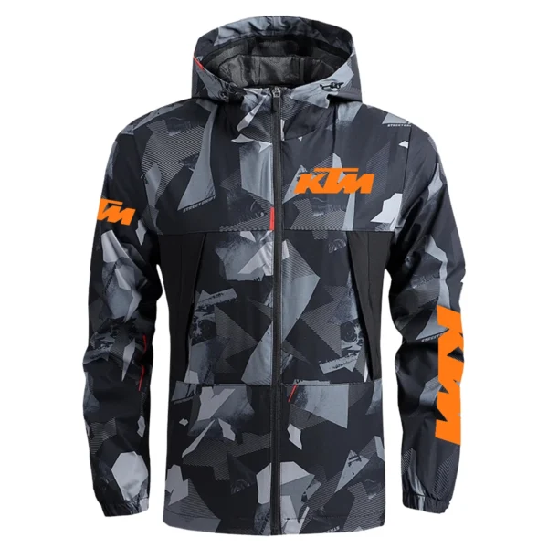 KTM Exclusive Logo Outdoor Coat Waterproof HOMOT030625A01KTM - Black