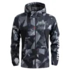 Moto Guzzi Exclusive Logo Outdoor Coat Waterproof HOMOT030625A01MGU - Black