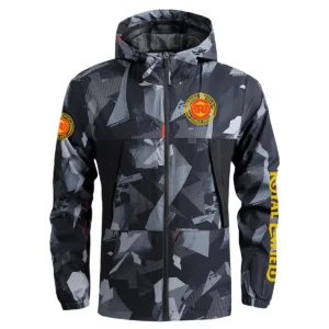 Royal Enfield Exclusive Logo Outdoor Coat Waterproof HOMOT030625A01ROY - Black