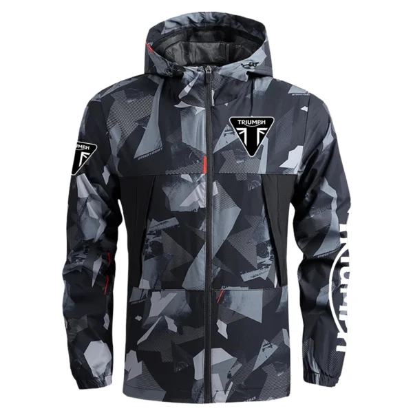 Triumph Exclusive Logo Outdoor Coat Waterproof HOMOT030625A01TRI - Black