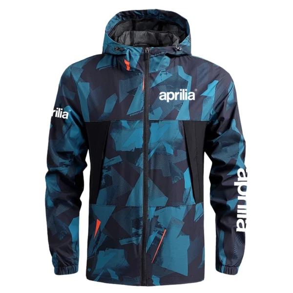 Aprilia Exclusive Logo Outdoor Coat Waterproof HOMOT030625A01AM - Blue
