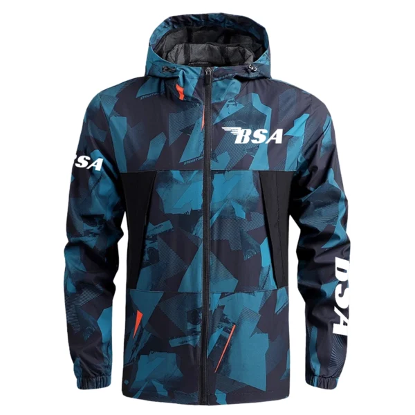 BSA Exclusive Logo Outdoor Coat Waterproof HOMOT030625A01BSA - Blue