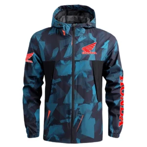 Honda Exclusive Logo Outdoor Coat Waterproof HOMOT030625A01HON - Blue