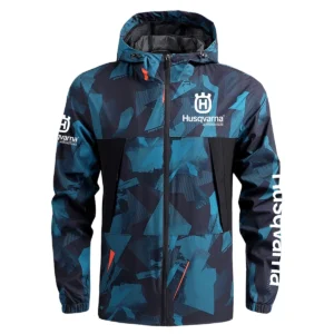 Husqvarna Exclusive Logo Outdoor Coat Waterproof HOMOT030625A01HUS - Blue